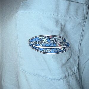Vineyard Vines Sky Blue Pocket Tee